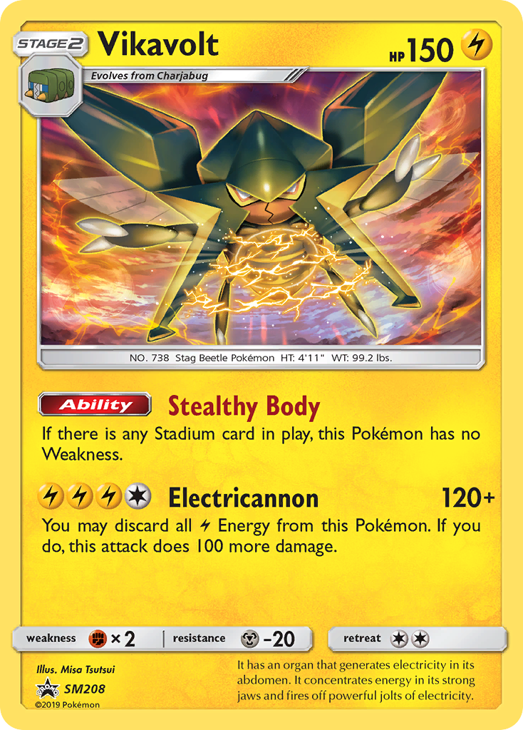 Vikavolt (SM208) [Sun & Moon: Black Star Promos] | Exor Games Bridgewater