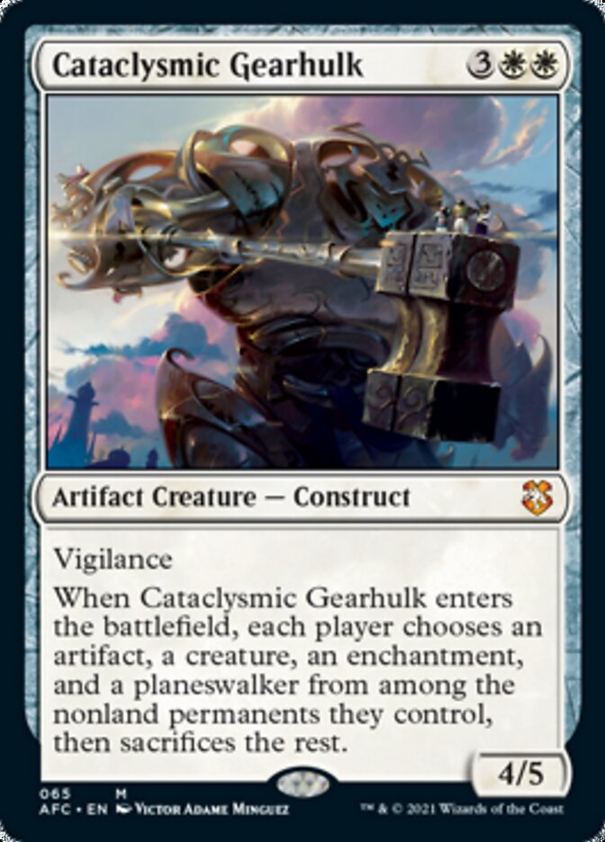 Cataclysmic Gearhulk [Dungeons & Dragons: Adventures in the Forgotten Realms Commander] | Exor Games Bridgewater