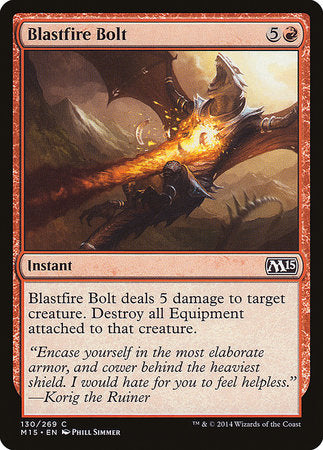 Blastfire Bolt [Magic 2015] | Exor Games Bridgewater