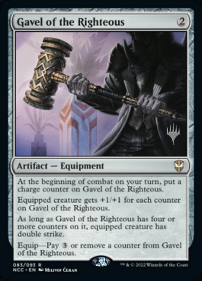 Gavel of the Righteous (Promo Pack) [Streets of New Capenna Commander Promos] | Exor Games Bridgewater