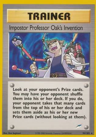 Impostor Professor Oak's Invention (94/105) [Neo Destiny Unlimited] | Exor Games Bridgewater