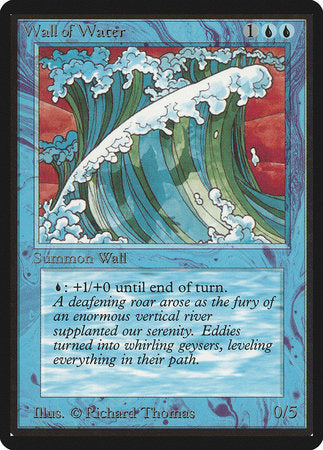 Wall of Water [Limited Edition Beta] | Exor Games Bridgewater