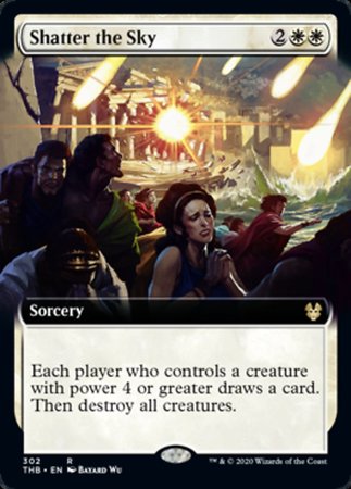 Shatter the Sky (Extended Art) [Theros Beyond Death] | Exor Games Bridgewater