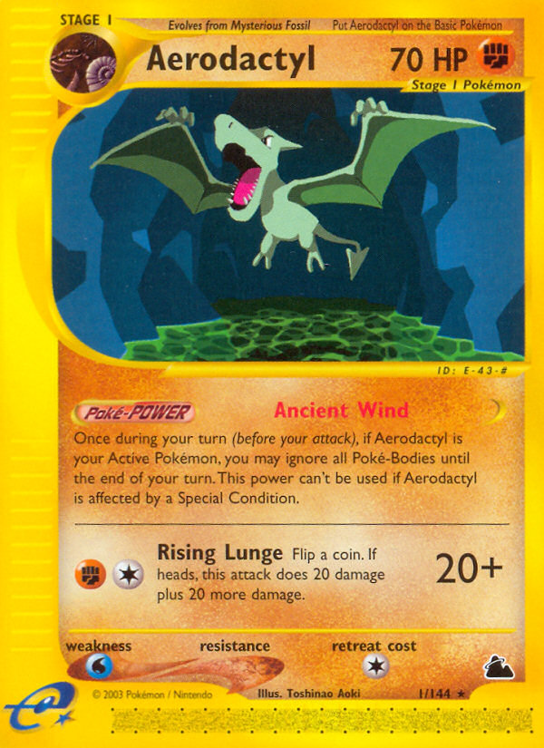 Aerodactyl (1/144) [Skyridge] | Exor Games Bridgewater