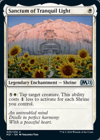 Sanctum of Tranquil Light [Core Set 2021] | Exor Games Bridgewater