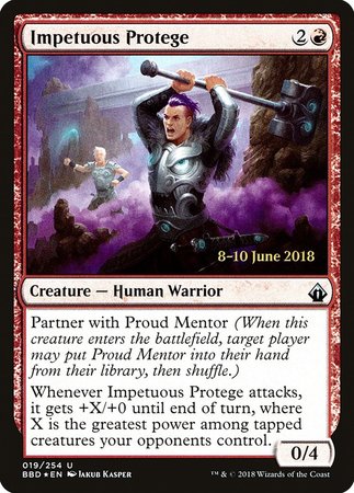 Impetuous Protege [Battlebond Promos] | Exor Games Bridgewater