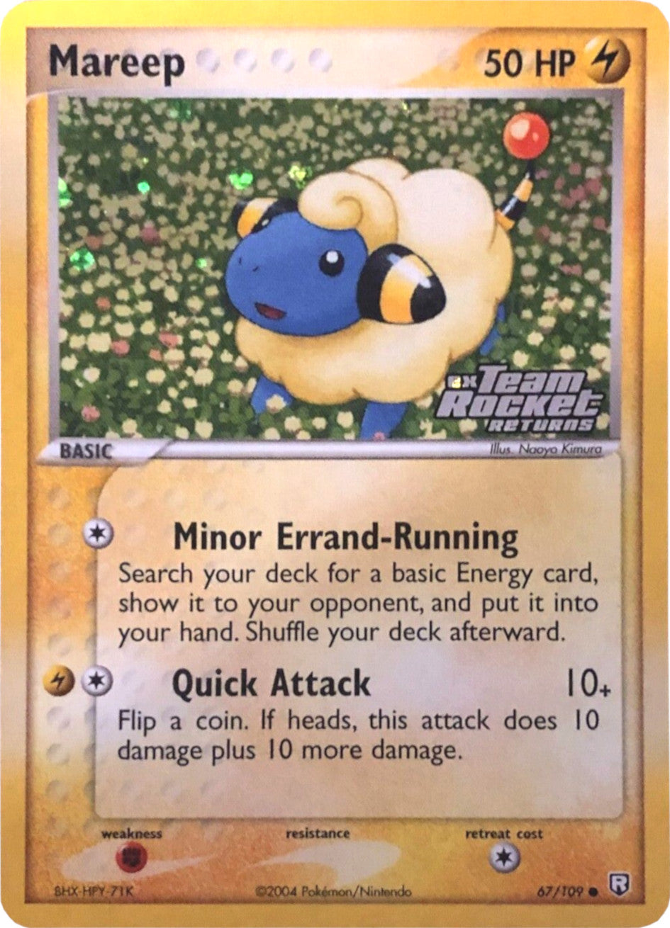 Mareep (67/109) (Stamped) [EX: Team Rocket Returns] | Exor Games Bridgewater