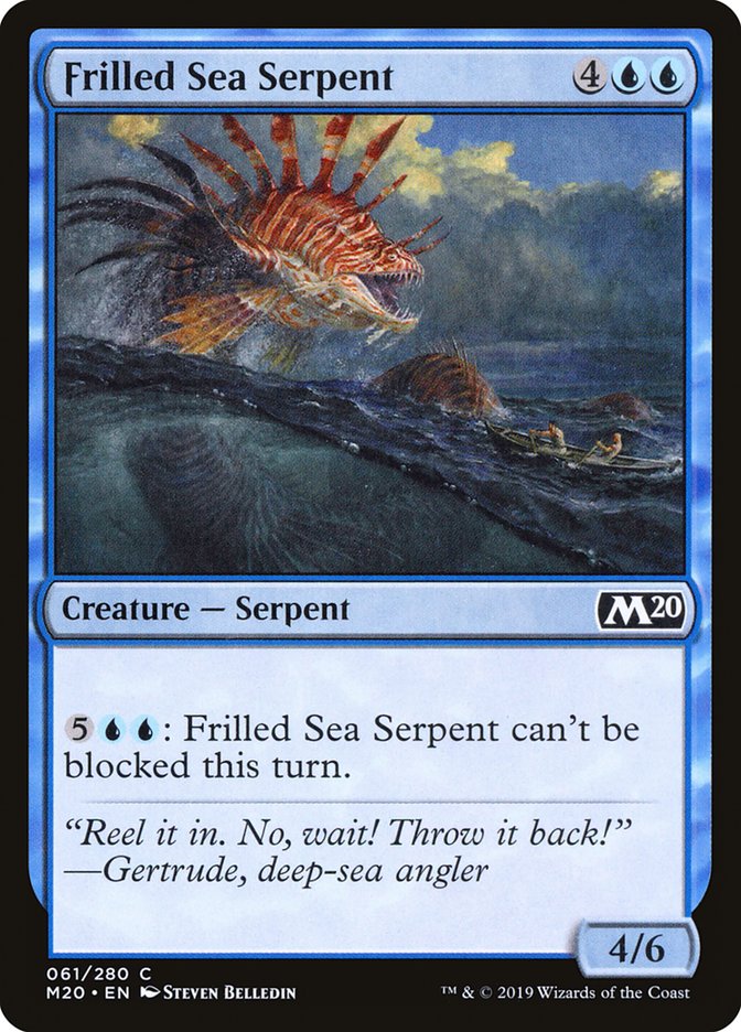 Frilled Sea Serpent [Core Set 2020] | Exor Games Bridgewater