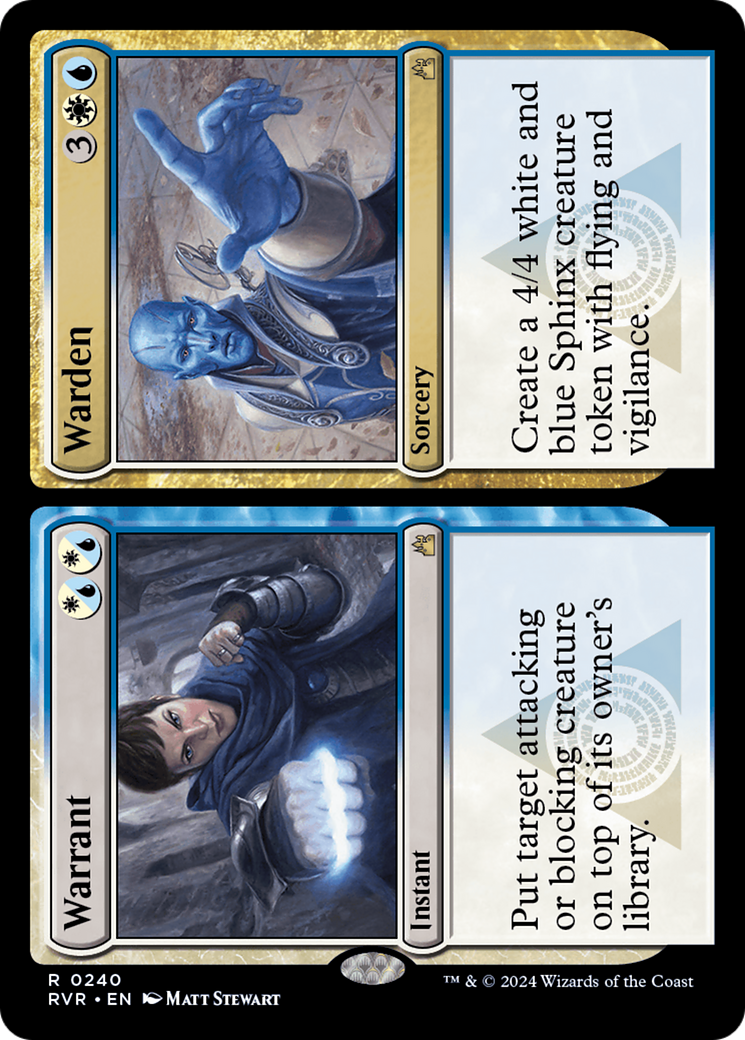 Warrant // Warden [Ravnica Remastered] | Exor Games Bridgewater