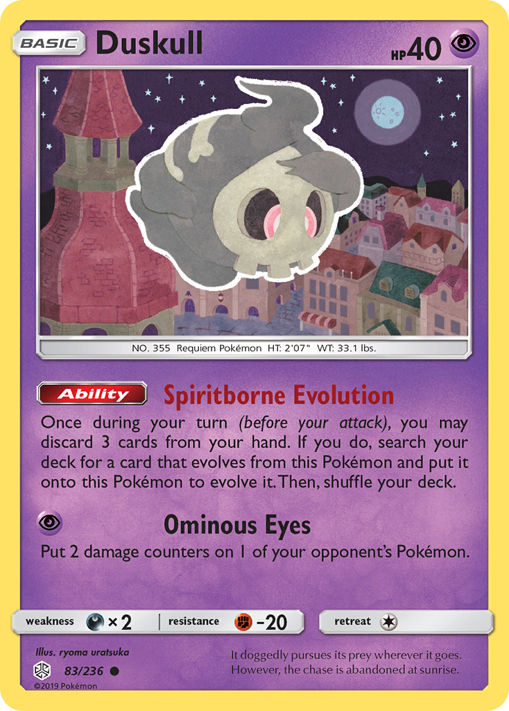 Duskull (83/236) [Sun & Moon: Cosmic Eclipse] | Exor Games Bridgewater