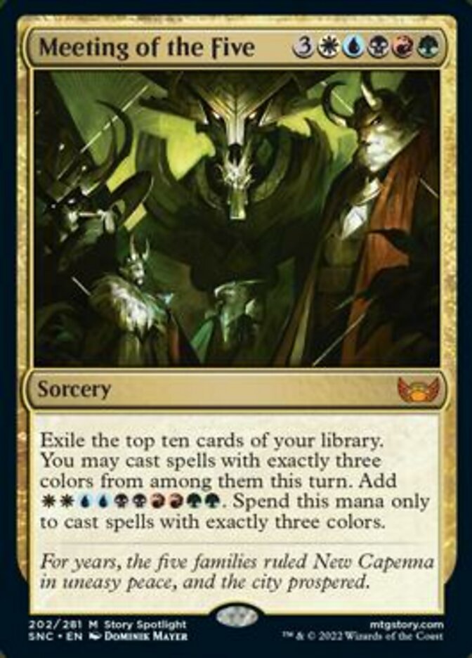 Meeting of the Five [Streets of New Capenna] | Exor Games Bridgewater