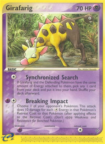 Girafarig (16/97) [EX: Dragon] | Exor Games Bridgewater