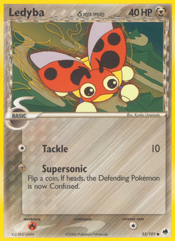 Ledyba (53/101) (Delta Species) [EX: Dragon Frontiers] | Exor Games Bridgewater