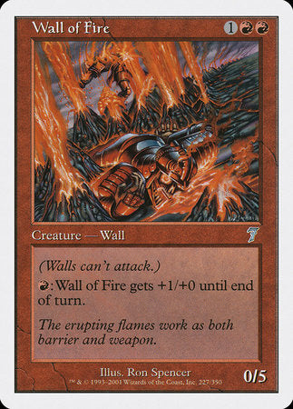 Wall of Fire [Seventh Edition] | Exor Games Bridgewater