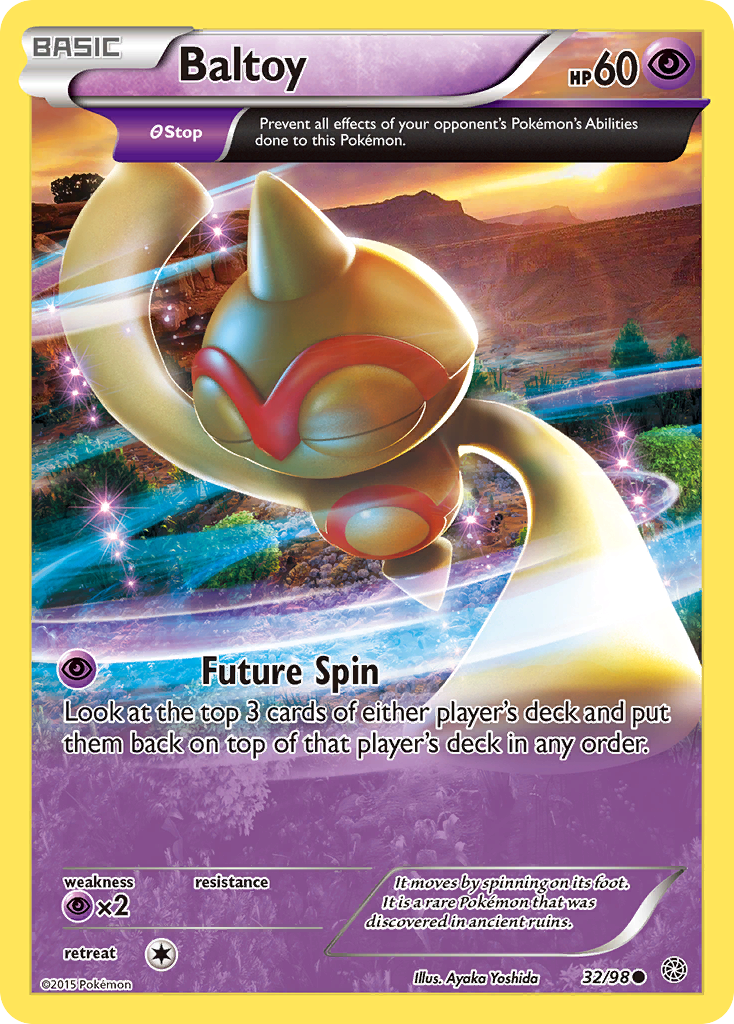 Baltoy (32/98) [XY: Ancient Origins] | Exor Games Bridgewater