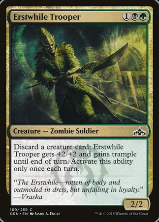 Erstwhile Trooper [Guilds of Ravnica] | Exor Games Bridgewater