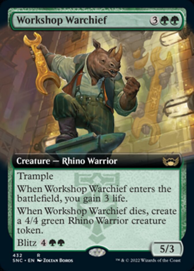 Workshop Warchief (Extended Art) [Streets of New Capenna] | Exor Games Bridgewater