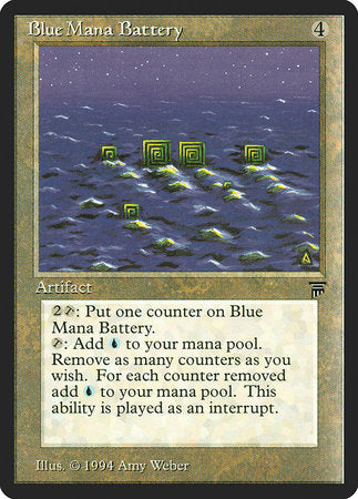 Blue Mana Battery [Legends] | Exor Games Bridgewater