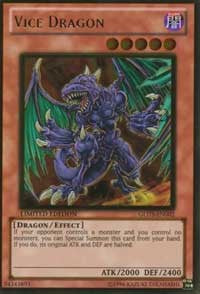 Vice Dragon [GLD3-EN002] Gold Rare | Exor Games Bridgewater