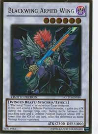 Blackwing Armed Wing [GLD3-EN039] Gold Rare | Exor Games Bridgewater