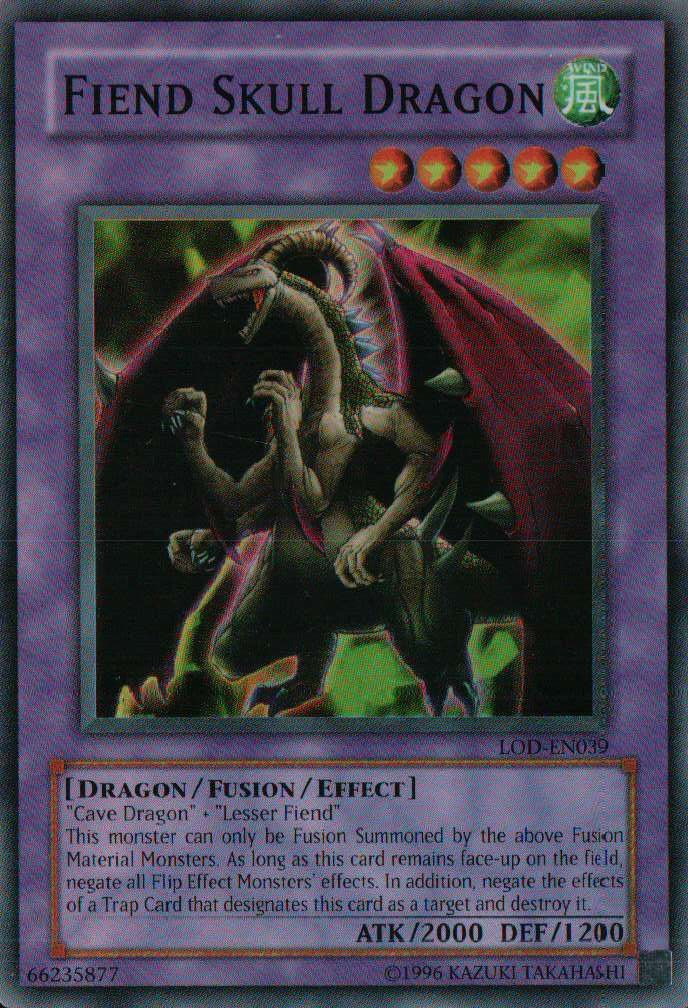 Fiend Skull Dragon [LOD-EN039] Super Rare | Exor Games Bridgewater