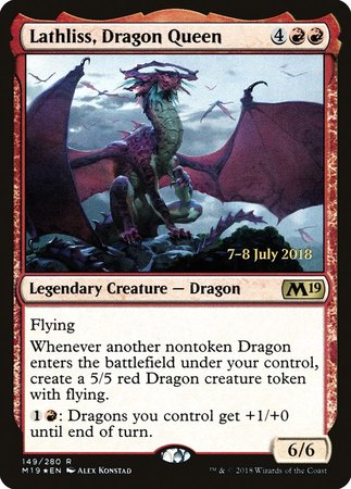 Lathliss, Dragon Queen [Core Set 2019 Promos] | Exor Games Bridgewater