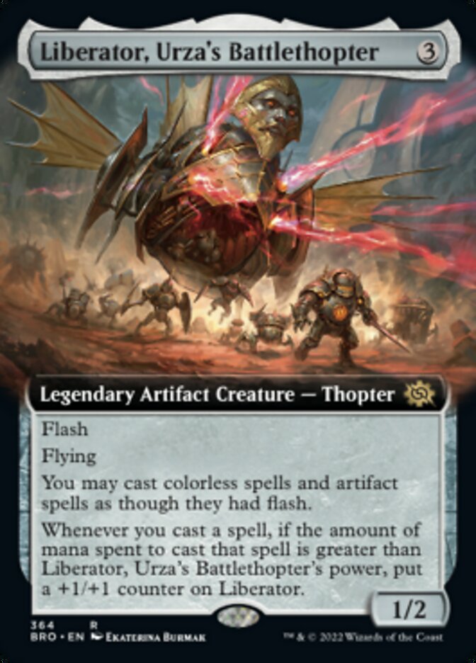 Liberator, Urza's Battlethopter (Extended Art) [The Brothers' War] | Exor Games Bridgewater