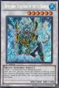 Dewloren, Tiger King of the Ice Barrier [HA02-EN027] Secret Rare | Exor Games Bridgewater