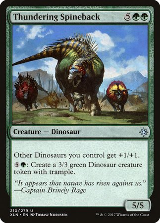 Thundering Spineback [Ixalan] | Exor Games Bridgewater