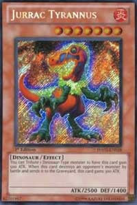 Jurrac Tyrannus [HA02-EN038] Secret Rare | Exor Games Bridgewater