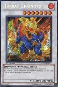 Jurrac Giganoto [HA02-EN057] Secret Rare | Exor Games Bridgewater