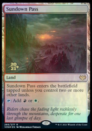 Sundown Pass [Innistrad: Crimson Vow Prerelease Promos] | Exor Games Bridgewater