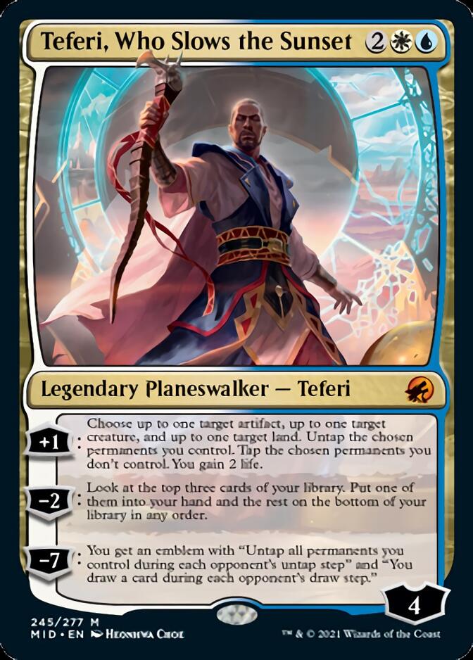 Teferi, Who Slows the Sunset [Innistrad: Midnight Hunt] | Exor Games Bridgewater