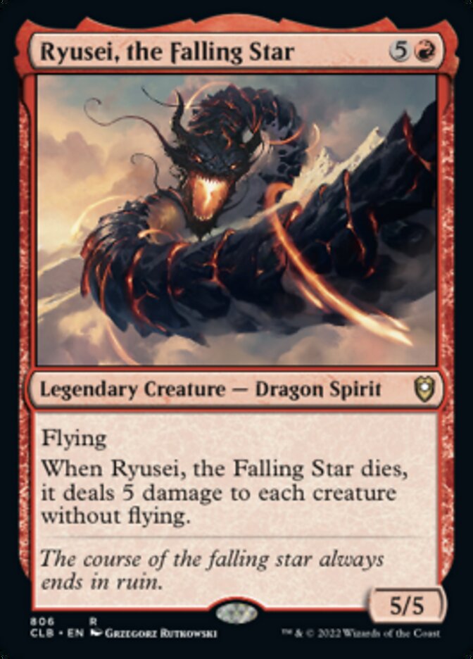 Ryusei, the Falling Star [Commander Legends: Battle for Baldur's Gate] | Exor Games Bridgewater