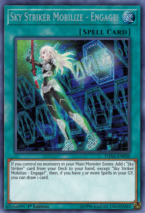 Sky Striker Mobilize - Engage! [DASA-EN030] Secret Rare | Exor Games Bridgewater