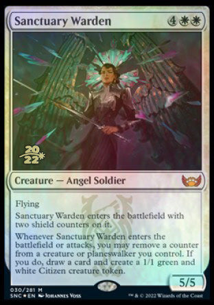 Sanctuary Warden [Streets of New Capenna Prerelease Promos] | Exor Games Bridgewater