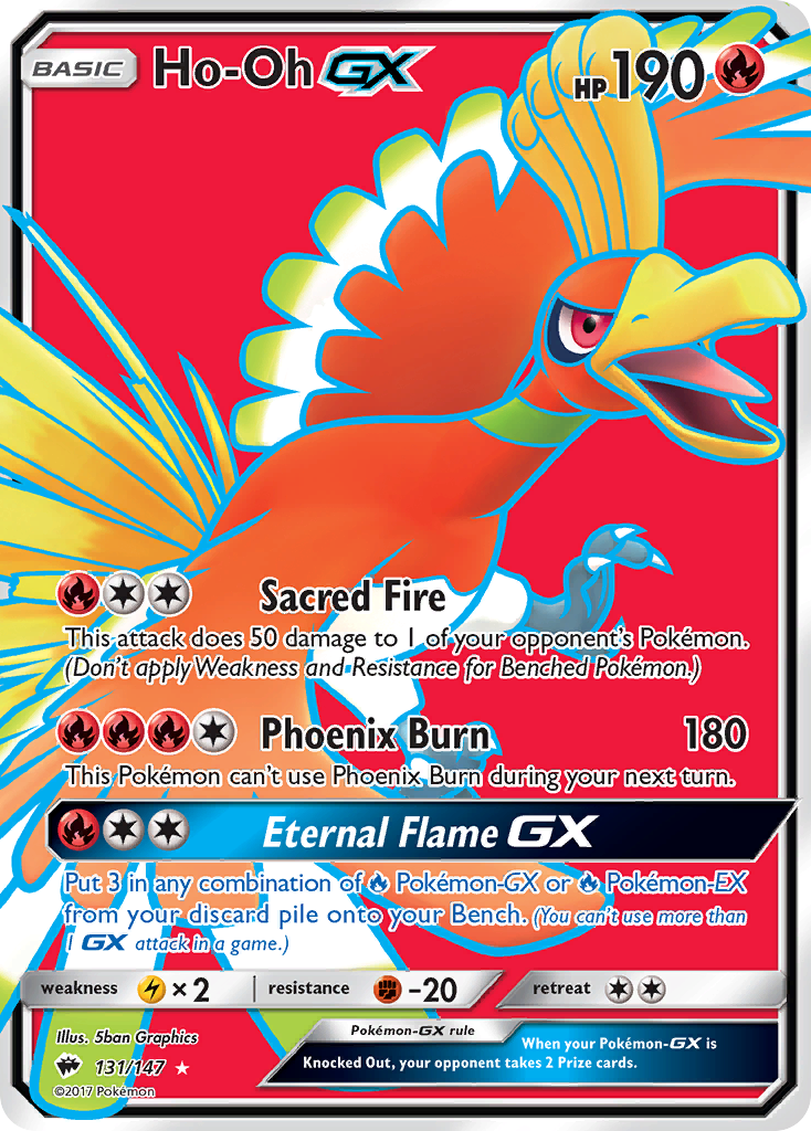 Ho-Oh GX (131/147) [Sun & Moon: Burning Shadows] | Exor Games Bridgewater