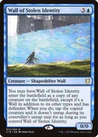 Wall of Stolen Identity [Commander 2019] | Exor Games Bridgewater