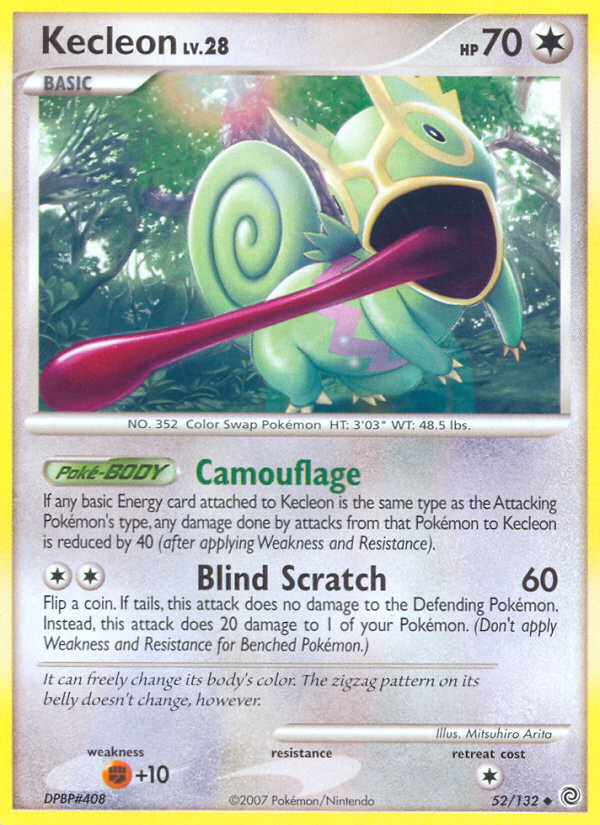 Kecleon (52/132) [Diamond & Pearl: Secret Wonders] | Exor Games Bridgewater