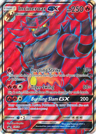 Incineroar GX (SM38) (Jumbo Card) [Sun & Moon: Black Star Promos] | Exor Games Bridgewater