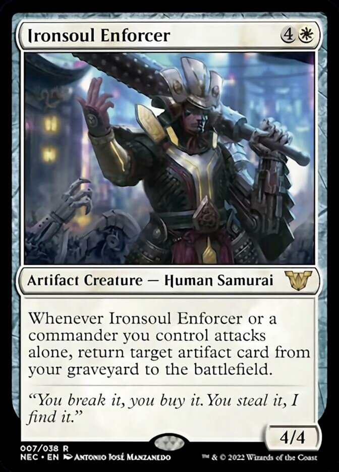 Ironsoul Enforcer [Kamigawa: Neon Dynasty Commander] | Exor Games Bridgewater