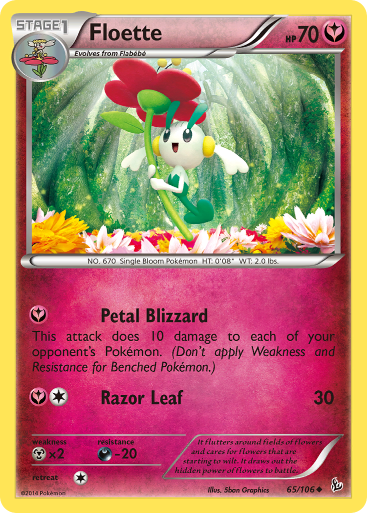 Floette (65/106) [XY: Flashfire] | Exor Games Bridgewater