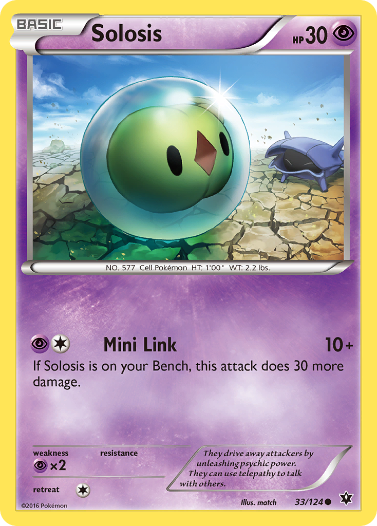 Solosis (33/124) [XY: Fates Collide] | Exor Games Bridgewater