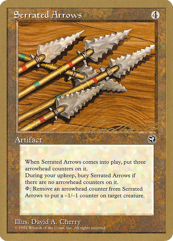 Serrated Arrows (Leon Lindback) [Pro Tour Collector Set] | Exor Games Bridgewater