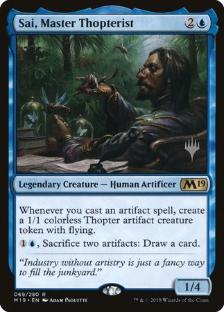 Sai, Master Thopterist [Core Set 2019 Promos] | Exor Games Bridgewater