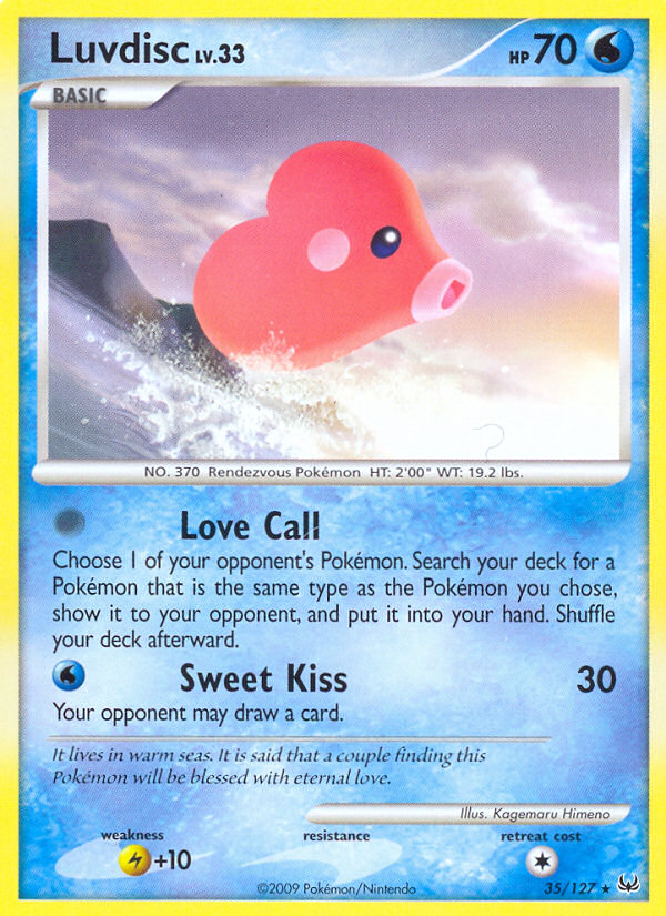 Luvdisc (35/127) [Platinum: Base Set] | Exor Games Bridgewater