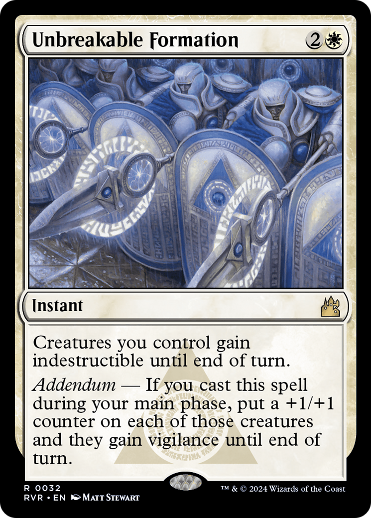 Unbreakable Formation [Ravnica Remastered] | Exor Games Bridgewater