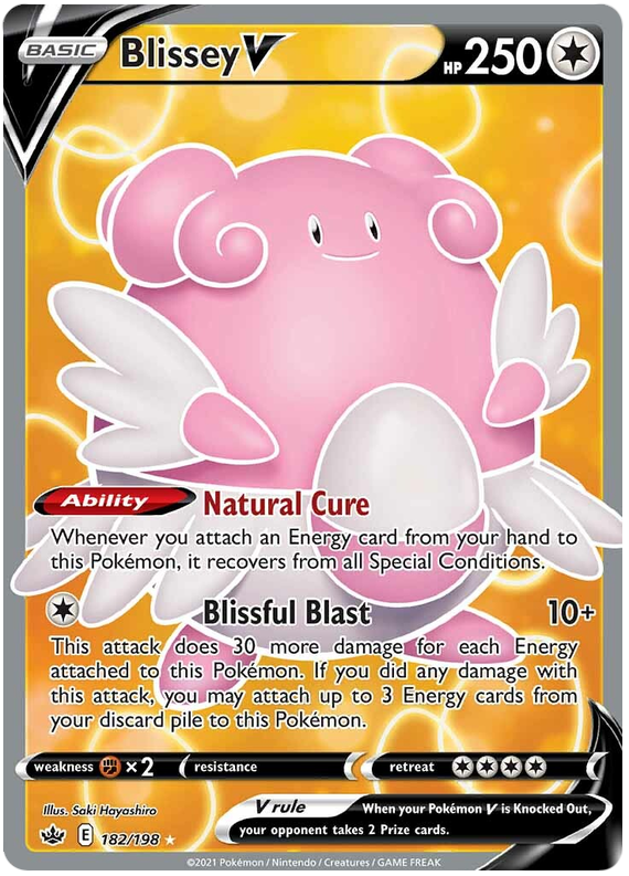 Blissey V (182/198) [Sword & Shield: Chilling Reign] | Exor Games Bridgewater