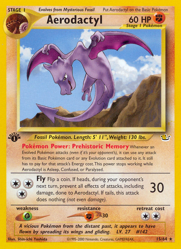 Aerodactyl (15/64) [Neo Revelation 1st Edition] | Exor Games Bridgewater