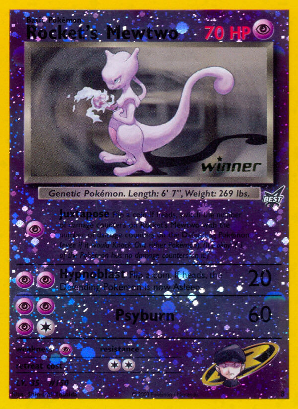 Rocket's Mewtwo (8) [Best of Promos] | Exor Games Bridgewater